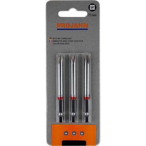 Projahn 1/4 markierter Bit Phillips Nr. 2 3er Pack L75 mm (1/3)