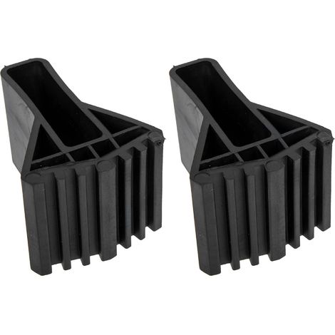 2pcs Pieds D'échelle Antidérapants en Caoutchouc, Housses de Protection Résistantes à L'usure, Accessoires pour Échelle Adaptés pour Usage Échelles Télescopiques, Plusieurs styles (1/5)