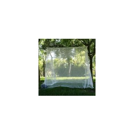 Moustiquaire ultra-large pour terrasse, camping et voyage, moustiquaire réglable en maille (200 x 200 x 180 cm)