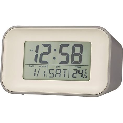 Acctim Alta Alarm Clock Owl Grey (1/5)