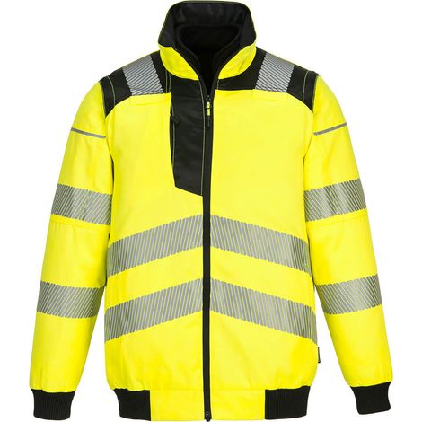 Blouson Pw3 Haute Visibilité 3-en-1 Couleur : Jaune/noir Taille Xl - Portwest (1/2)