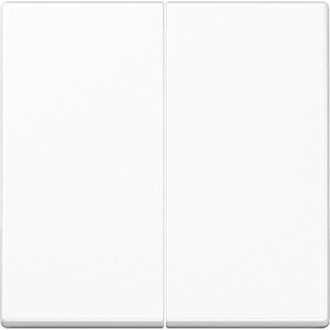 Jung Wippe 2fach, Thermoplast, Serie A, alpinweiß A595BFWW (1/2)