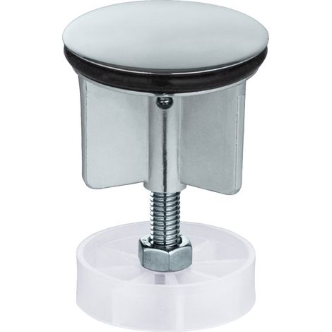 WENKO Bouchon d'évier, Bonde Lavabo, chromé, Ø 3,85 cm (1/5)