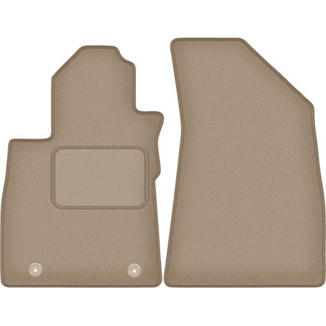 Tapis de sol avant pour : MG ZS I crossover (2017-) beige