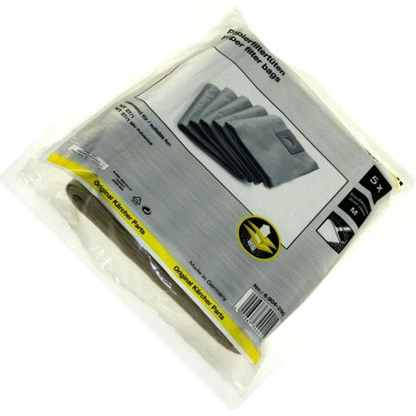 Lot di 5 sacchetti originali - Aspirapolvere - KÄRCHER - 338793