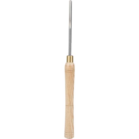Ciseau à bois HSS pour tour à bois, lame intérieure arquée de 8 mm (0,3 po), manche en bois