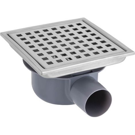 Drain en acier inoxydable pour sol, drainage de sol, drainage de douche, caniveau, drain de sol en acier inoxydable 5,9 x 5,9 pouces (1/5)