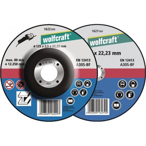 Disco da taglio Wolfcraft per metallo 125x2,5x22,23 mm (1622099) (1/4)