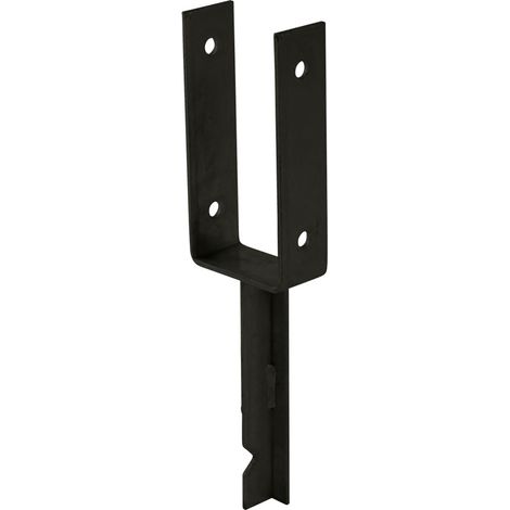 Plus U-Pfostenfuss zum Einbetonieren 9x9 cm Pfosten Länge 40 cm Einschlagbodenhülsen