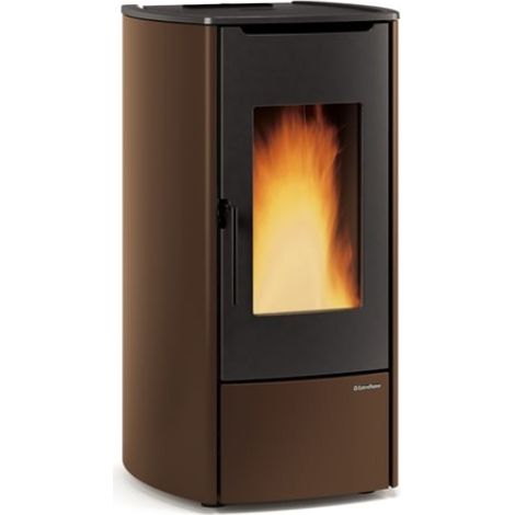 TERMOSTUFA A PELLET 'MARINA HIDRO H11' 14,8 kW - colore bronzo
