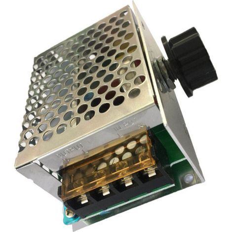 AC 220V 4000W High Power SCR Electronic Voltage Regulator Thermostat Speed Controller (1/3)