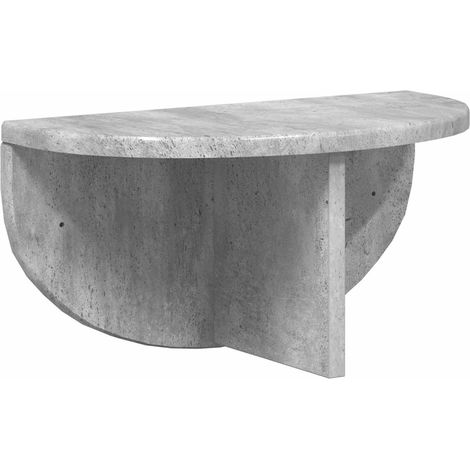Maison Exclusive - Wandregal Wandmontiert Beton Grau 38 x 19 x 19
