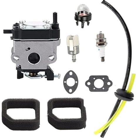Compatible avec le carburateur 6698373 23,9 cc pour souffleurs de carburateur Hitachi RB24EA RB24EAP 23,9 cc Carb 6698373 avec kit de conduite de carburant de filtre à air avec œillet (1/4)