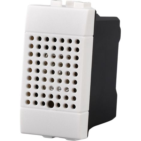 Serie Civile A2ZWORLD MBL Bianco Compatibile Con Bticino Living Light (Ronzatore 220V)