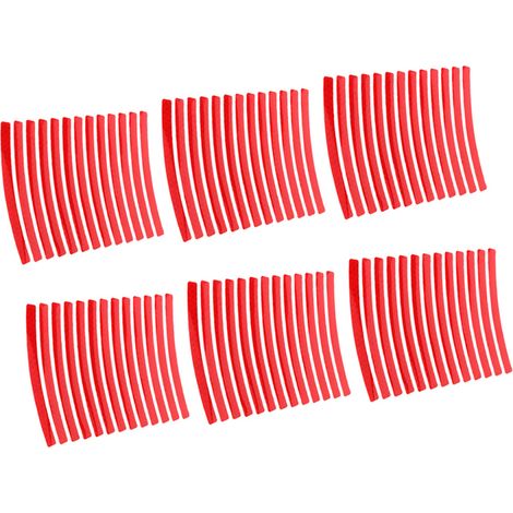 Set mit 10 DIY-Fahrradschutzaufklebern, stylisch, verschleiß- und kratzfest, zum Schutz von Kette und Rahmen (rot). (1/5)