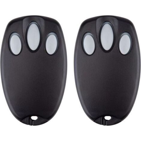 Lot de 2 Émetteurs Portatifs de Remplacement pour Porte de Garage 433,92 MHz Compatible Chamberlain Liftmaster