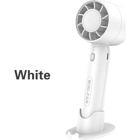 Mini ventilateur portable rechargeable par USB, à grande vitesse de ventilation, sans pales, pour un refroidissement optimal et une lumière d'ambiance agréable.-AquaForge (1/5)