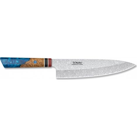 Cuchillo Gyuto Tokisu Hoja Damasco, 21.5
