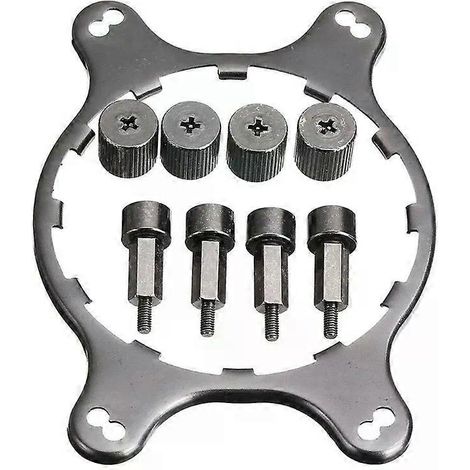 Kit de fixation pour ventilateur de processeur, dissipateur thermique et radiateur, compatible AM4-JXLGV (1/4)