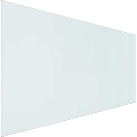 Fireplace Glass Plate Transparent 120 x 60 cm Glass vidaXL