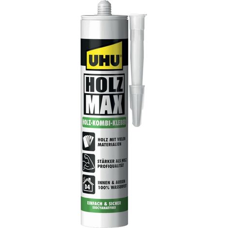 UHU Holzkonstruktionsklebstoff HOLZ MAX EN 204: D4 beige 380g Kartusche (1/3)