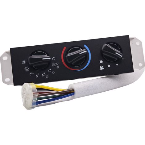 55037473AB is for Jeep Wrangler 1999-2004 vehicle parts, including the heating and air conditioning control panel.