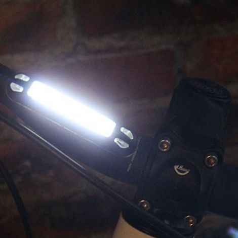Phare de vélo de montagne rechargeable par USB, blanc, haute luminosité, pour le VTT (1/5)