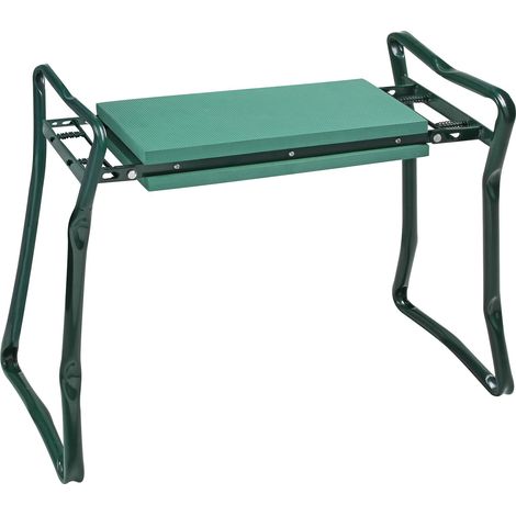Valex Sgabello Inginocchiatoio Verde 66x27x49 cm con Seduta in Spugna (1/4)