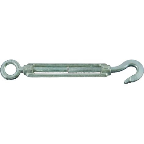 Tenditore Ad Occhio E Gancio In Acciaio Zincato Mm 8 Cf. 30 Pz