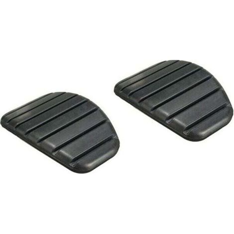 2pc Couvre-pédale d'embrayage pour voiture, Couvre-pédale de frein en caoutchouc antidérapant pour Megane Laguna Clio Kango Scenic (1/3)