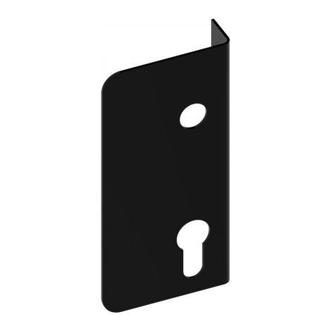 Enjoliveur pour serrure en applique - noir - Modulox - GA - gauche - TIRARD