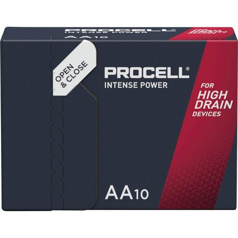 Procell Intense Batteria Stilo AA alcalina pacco da 10pz (1/3)