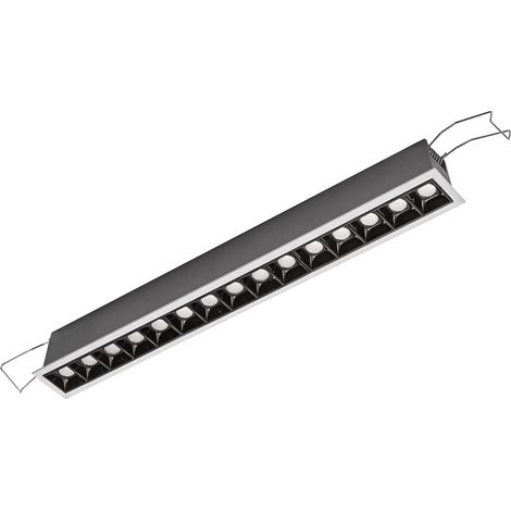 Spot Encastrable Gfa 15 Points Lumineux 30W 2400Lm 3000K Blanc Satiné Avec Optique Anti-Éblouissement - Gealuce (1/2)