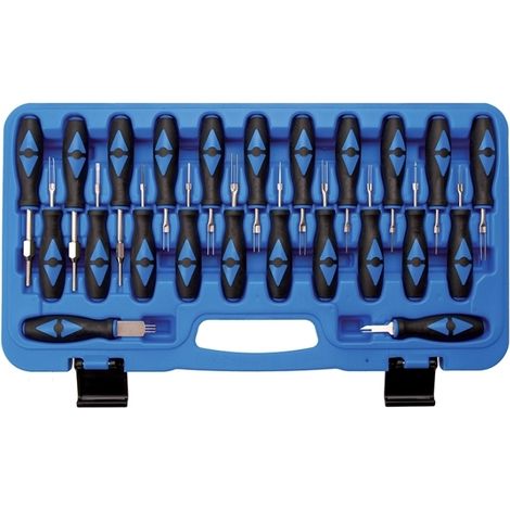Utensili/Estrattori per terminali/spinotti/connettori elettrici auto/automobili set 23 pezzi