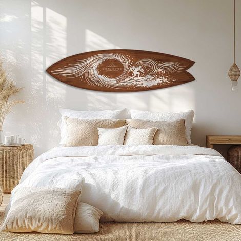 Planche décorative de surf Océan Waves (1/4)