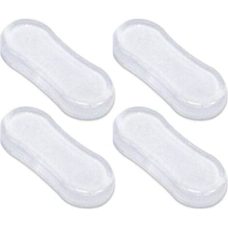 Tampons Abattant WC,Patins Pour Abattant De Toilette,Pare-chocs Siège Toilette Universels,Silencieux évitement De Collision Tampon Abattant WC Avec Adhésif Puissant Remplacement Coussinets Protection (1/4)