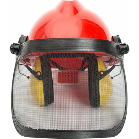 Casco protettivo forestale completo (fascia facilmente regolabile in lunghezza, pieghevole e regolabile, padiglioni auricolari regolabili con cancellazione del rumore) (1/4)