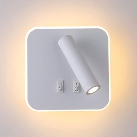 Nachttischlampen LED Wandleuchte Indoor Hotel Wandleuchten Bett Korridor Wandleuchte mit Schalter (1/4)