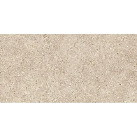 Carrelage effet Pierre Calcaire Beige Sable 60x30x0,9 cm Mat Domella - Sol et mur intérieur (vendu par carton de 1,26 m²) - RO'MA CARRELAGE
