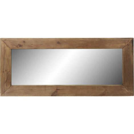 Miroir en bois recyclé, touche naturelle et éco-responsable - Bois naturel recyclé
