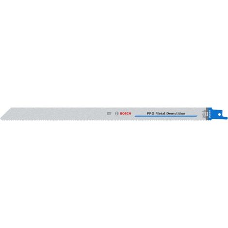 Bosch 25x Hoja de sierra sable PRO Metal S1225VF Demolition (para Tubos y perfiles metálicos, Metales no ferrosos, Longitud 300 mm, Professional Accesorios Sierra sable)