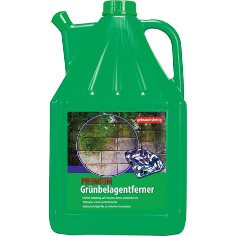 Robbyrob PREMIUM Grünbelag-Entferner 5 L Schnabelkanister "gebrauchsfertig", mit praktischen Gießaufsatz (1/2)