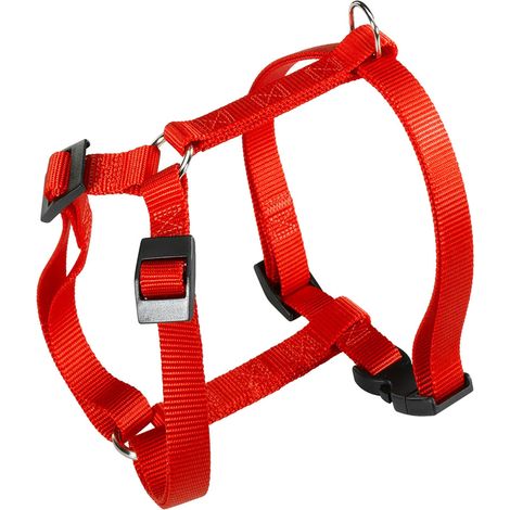 PETTORALE PER CANE 'CHAMPION P' cm 37/57 x 44/72 (medium) - rosso- 2 pezzi - FERPLAST