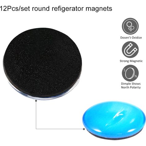 Set mit 12 hochwertigen Planeten-Kühlschrankmagneten, dekorative Kühlschrankmagnete für die Küche, Geschenkidee (1/5)