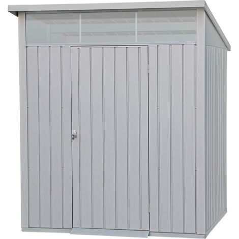 Duramax - caseta jardín - PALLADIUM 6X5 - Metal - color gris plata (1/4)