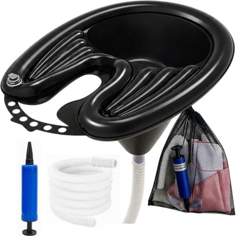 Lavabo à Cheveux Gonflable en PVC, Lavabo Portable Cheveux pour Personnes Alitées (1/5)