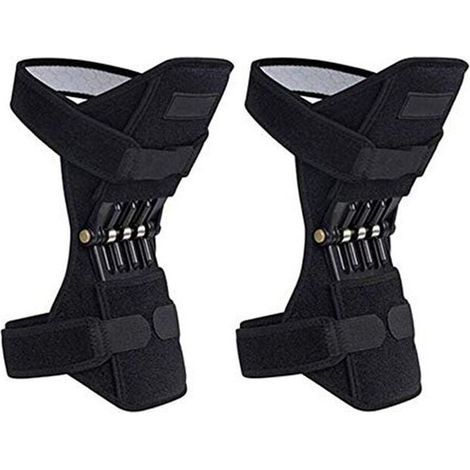 Knieorthese mit Power-Gelenkunterstützung, Kniebandage mit Power-Lift-Rückprallfederung, Knieschutz