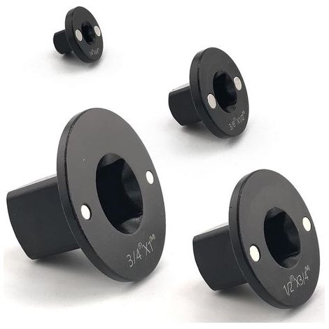 Adaptateur de cliquet d'entraînement noir, jeu de 4 adaptateurs de douilles à faible impact, adaptateur de cliquet d'entraînement (1/5)