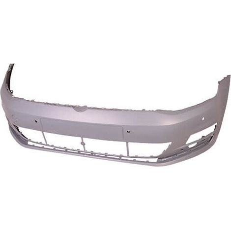 Pare-choc avant à peindre avec 4 trous radars Volkswagen Golf 7 phase 1 2012-2017