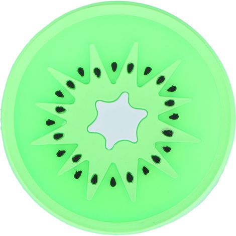 Sous-verre en silicone en forme de kiwi, dessous de verre antidérapant pour table - accessoire de cuisine décoratif (1/5)